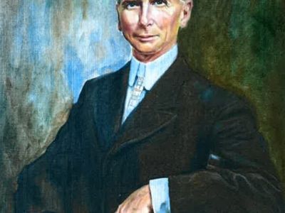A portrait found in Douglas Memorial Hospital